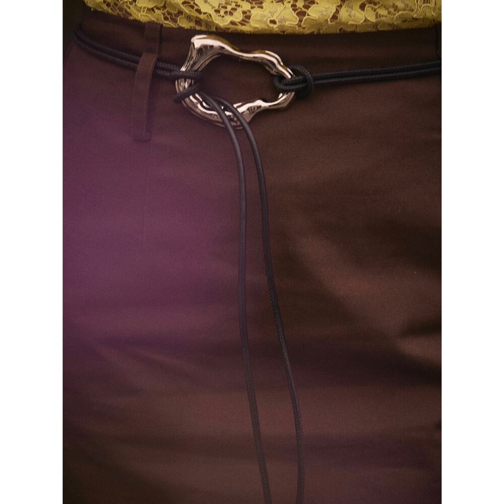 New few Moda X Le catch brown skirt size 0 $172 - Picture 4 of 7